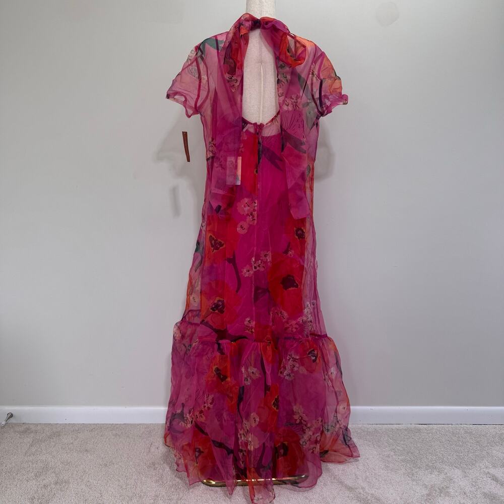 NWT Few Moda CAARA Melody Floral Dress Pink XL Whimsical Wedding Guest Resort - Picture 5 of 10